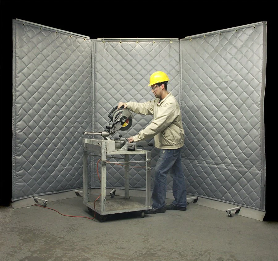 Acoustic Screens, Modular Portable | Industrial Sound Barrier Screens - Image 4
