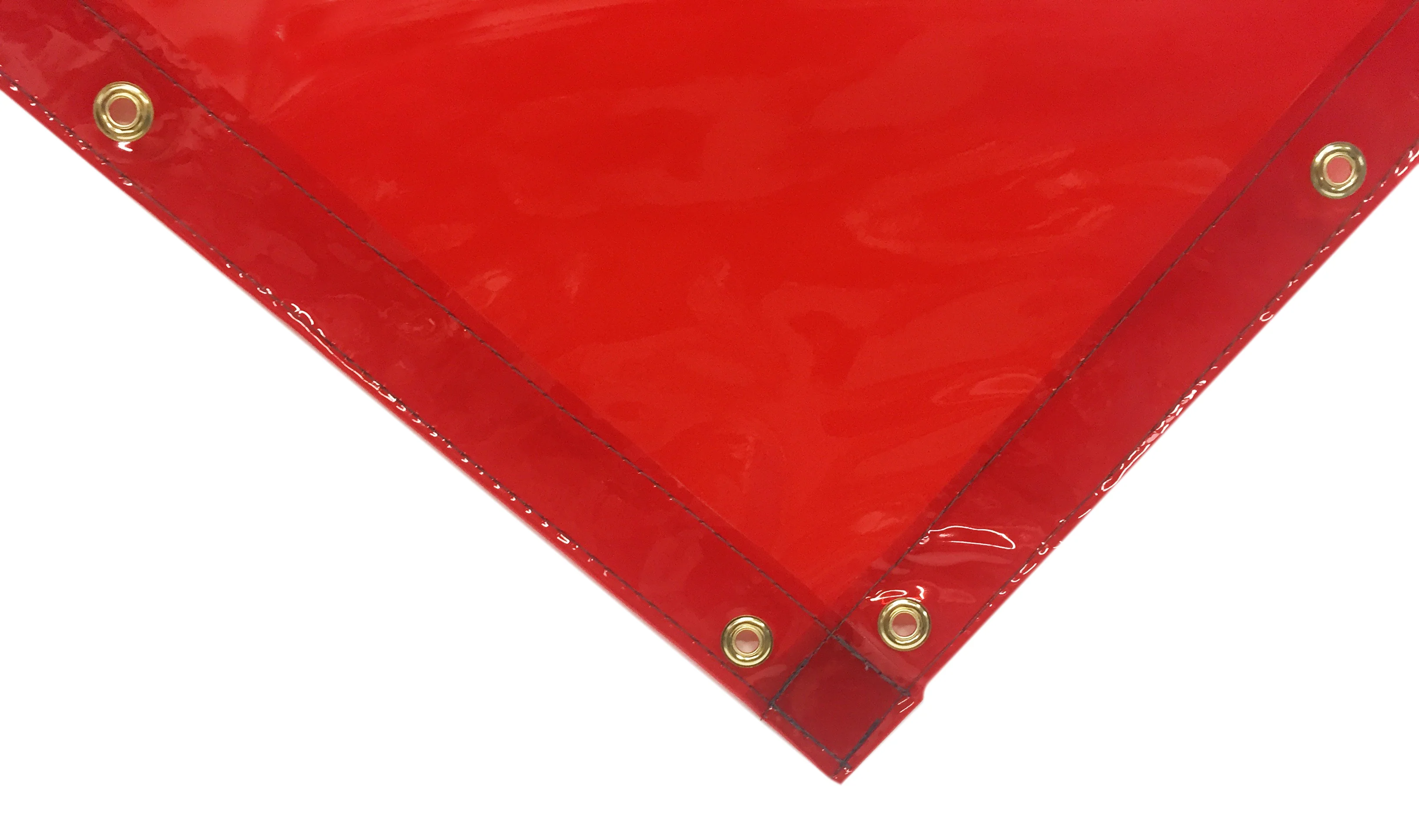 Welding Screens & Frame, Transparent 14 Mil Orange, Heavy Duty, See-Thru Weld Screens - Image 3